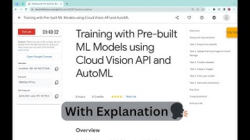 Training with Pre-built ML Models using Cloud Vision API and AutoML #qwiklabs #coursera @quick_lab