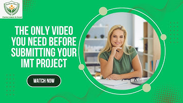 The Only Video You Need Before Submitting Your IMT Project in 2025 | Studylivezone
