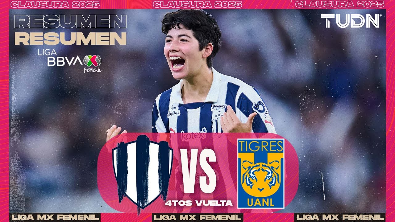 HIGHLIGHTS - Monterrey vs Tigres | Liga MX Femenil - 4tos Final CL 2025 ...