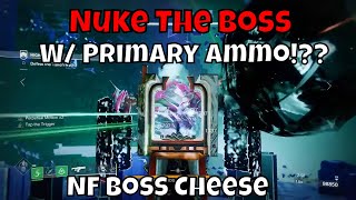 Instant Kill Nightfall Boss With Primary Ammo - Hypernet Current Glitch