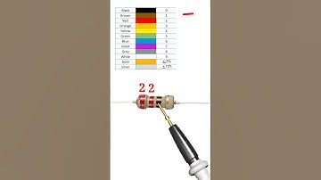 220 ohm resistor color code  // #shortvideo