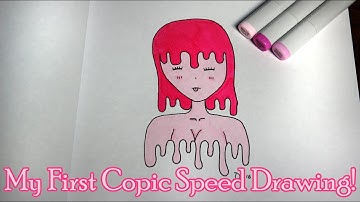 My First Copic Speed Drawing!