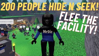 Playing Hide and Seek with 200 People in Flee the Facility!