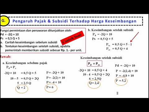 rumus dan fungsi excel untuk perhitungan pajak sederhana : menentukan-keseimbangan-harga-pasar-(permintaan-&penawaran)