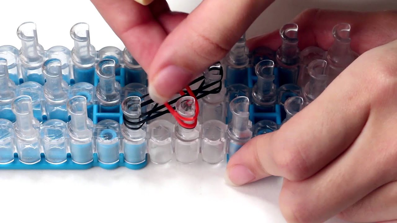 Rainbow Loom Nederlands Cross Quadfish Loom bands, rainbow loom