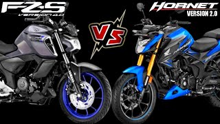 2023 Yamaha FZSFI-V4 Deluxe Vs Honda Hornet 2.0 Comparison In Tamil💥|Mileage,Speed,Spec's| epicroads