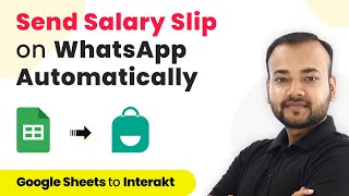 How to Send Salary Slip on WhatsApp Automatically using Interakt Google Sheets WhatsApp Integration screenshot 1