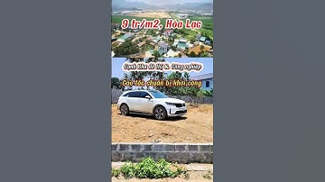 giá bán đất nền Hòa Lạc giá rẻ không tưởng, gần khu đô thị, khu công nghệ cao, đại lộ Thăng Long