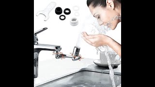 AMAZON MUST HAVES : 1440°Swivel Faucet-Extender Universal Sink-2 Mode Splash Filter Extension-Water