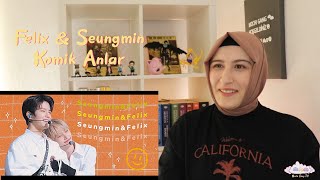 Felix & Seungmin 13 Dakika Boyunca Bff Enerjisi Saçıyor Reaction Kpop Tepki̇s