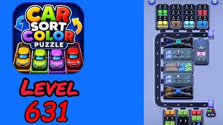 Car Sort Color Puzzle Level 631 Walkthrough