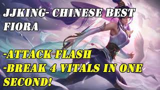 JJKING The Chinese Best Fiora Montage Who solo kill Wunder
