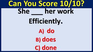 If You Pass This Test, Your English Is Amazing! #english #englishgrammar #grammar #quiz