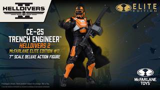 NEW Helldivers 2: CE-25 Trench Engineer™ Elite Edition #11, 7" Figure | Action Figure Showcase