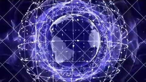 Earth, Connection Network Concept, Animation, Rendering Background, Loop, 4k