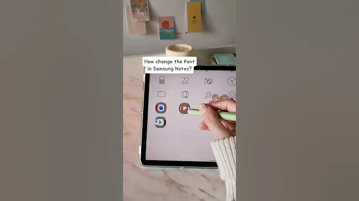 SAMSUNG NOTES TUTORIAL 🌞 how to Change Font #shorts