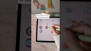 samsung notes tutorial 🌞 how to change font #shorts