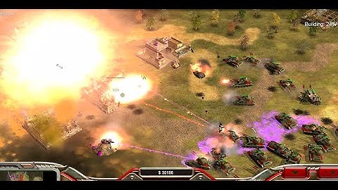 China Tank-Naval "Super Overload + Colossus Tank" 2 vs 3 Hard Army | C&C Generals Zero Hour Mod