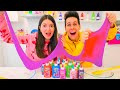 PROVIAMO LE COLLE ME CONTRO TE PER FARE LO SLIME!!