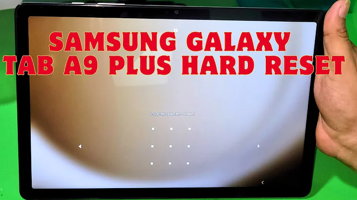 Samsung Galaxy Tab A9 (Plus): How to make a factory data reset (hardreset) with the buttons?