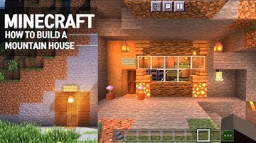 Minecraft: MODERN MOUNTAIN HOUSE (How to Build: Relaxing Tutorial)