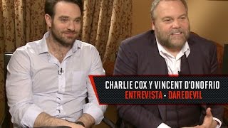 Entrevista con Charlie Cox y Vincent D'Onofrio por Daredevil en Netflix