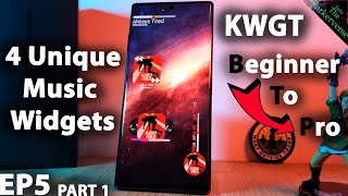 KWGT Music Widget Tutorial - 4 Custom Widgets - Go from Beginner to PRO - EP5 - PART 1 screenshot 4