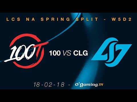 100 Thieves vs CLG - LCS NA Spring Split 2018 - Week 5 Day 2 - League of Legends
