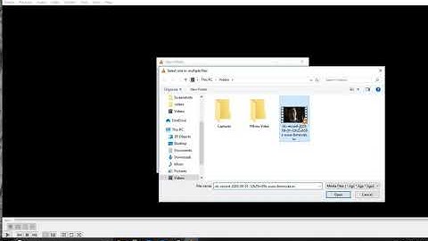 Converting video from one format to another format. Using VLC media player.