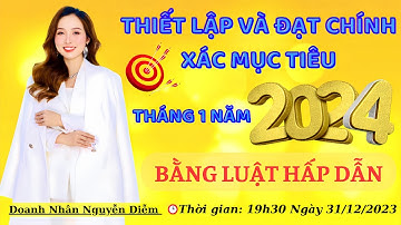 THIẾT LẬP VÀ ĐẠT CHÍNH XÁC MỤC TIÊU THÁNG 1 NĂM 2024 BẰNG LUẬT HẤP DẪN