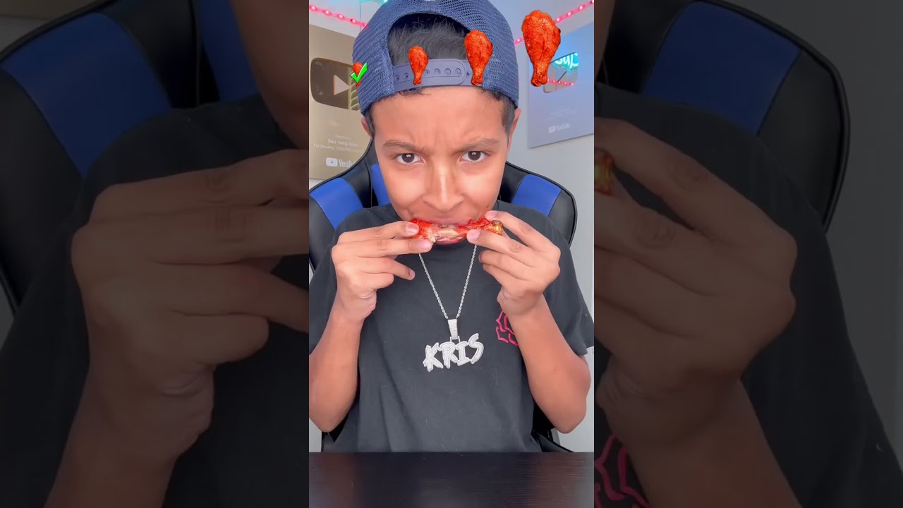Tiny To GIANT Spicy Chicken Wing Challenge 