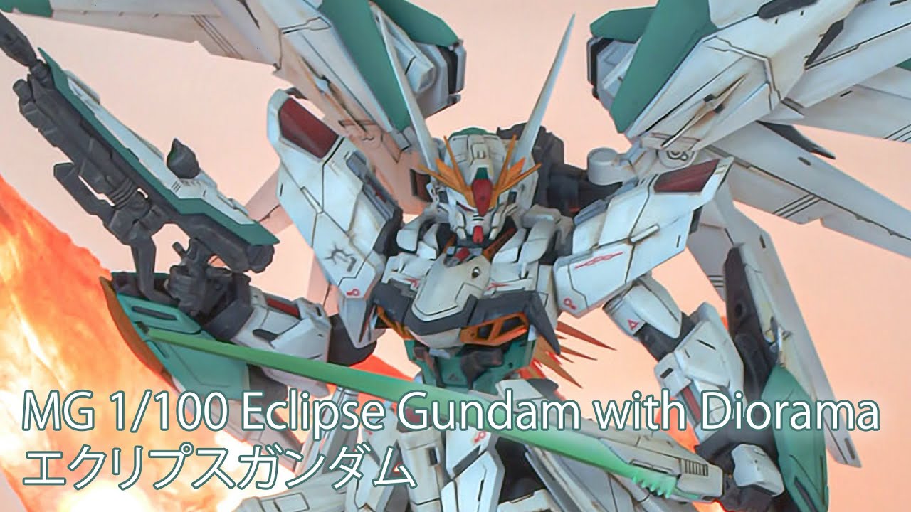 MG 1/100 Eclipse Gundam with Diorama - Custom Paint