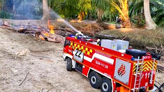 MOBIL TRUK PEMADAM KEBAKARAN - MINIATUR RC TRUK KONSTRUKSI & AKSI