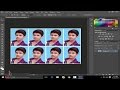 How to make passport size photo using adobe Photoshop cs6 - Hindi / Urdu