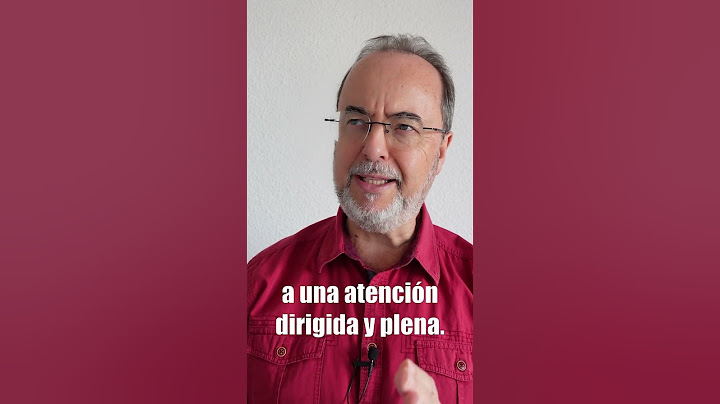 La intención hacia una atención dirigida