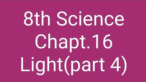 Class 8th Science, Chapter16:Light(part 4) "Structure  of Eye" (in hindi)  by Beena Sharma