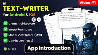 Ai Text Writer App In Compose Multiplatform 1. App Introduction Android Studio Tutorial In Hindi