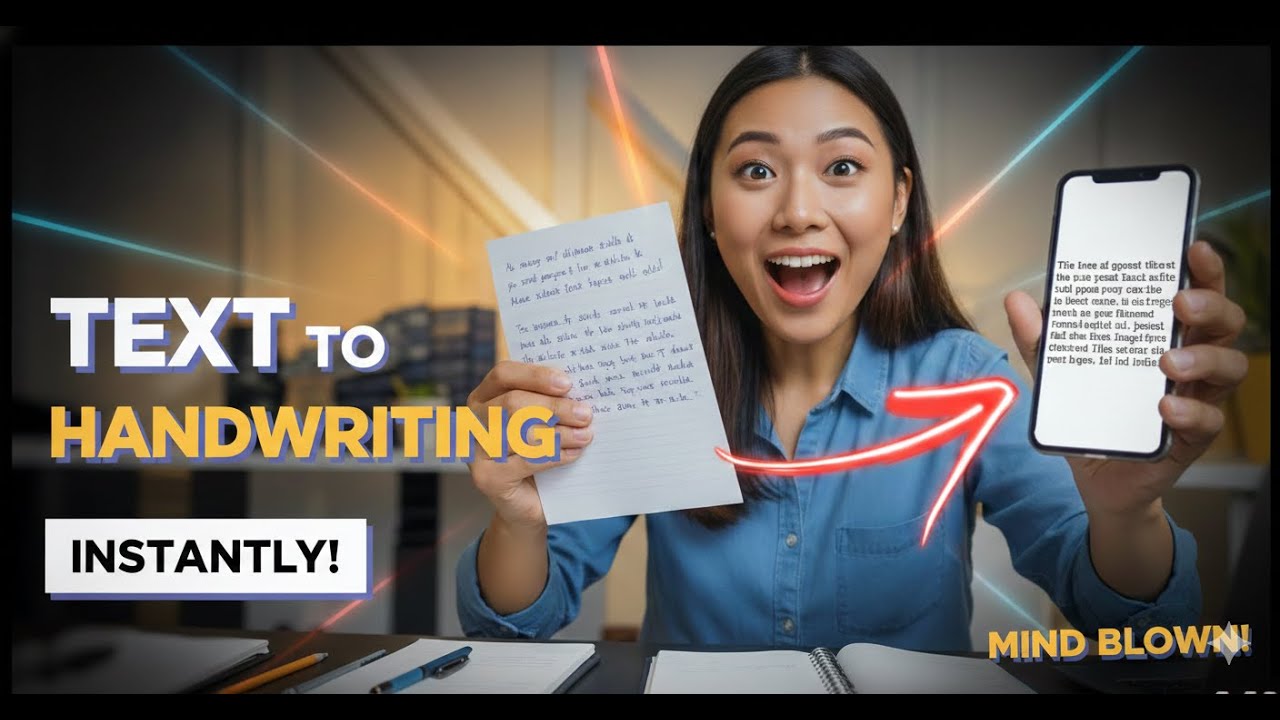 Convert Text to Handwriting in 30 seconds For Free