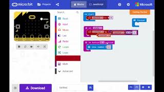 micro:bit - step counter