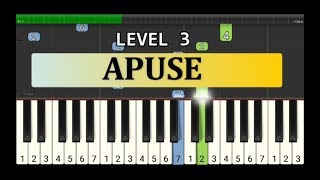melodi piano apuse - tutorial grade 3 - lagu daerah nusantara - apuse , irian jaya / papua
