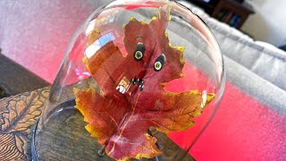 Leaf Cloche - DIY Halloween Decorating - Halloween Crafts