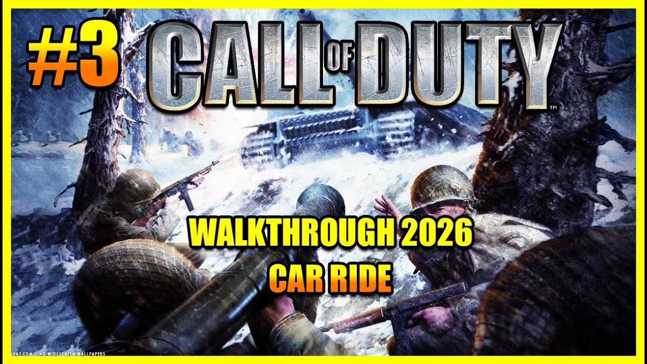 Call of Duty 2003 | Nostalgia Walkthrough 2026 | Car Ride #3 [Hard Edition]