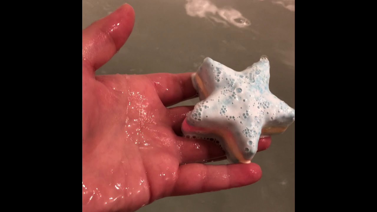 Spinning star Bath bomb