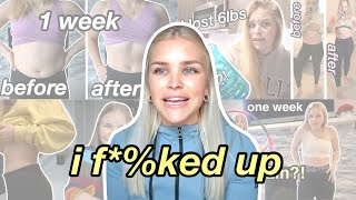REACTING TO MY OLD & EXTREMELY *toxic* VIDEOS | my ABSURD understanding of a healthy lifestyle