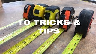 10 Tape Measure Tricks & Tips