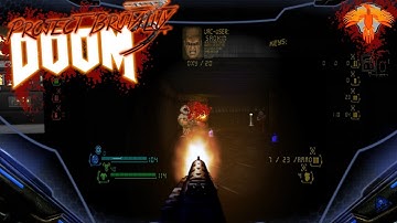 Doom Project Brutality - Enhanced Episode 1 / E1M1 - Rip and Tear Gameplay!