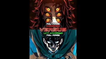 Kokushibo vs Levi - #demonslayer & #attackontitan