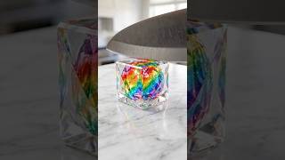 Cutting a Crystal Candy Cube 🍬💎 So Satisfying!#ai #aiart #asmr #glassfruit #aiasmr #satisfyingvideo