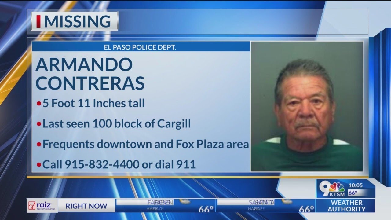 Police ask for public’s help in finding missing 71-year-old man - YouTube