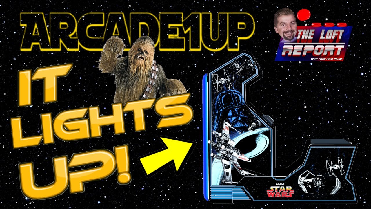 Arcade1Up Star Wars With Bench Seat Update, It Lights Up!
